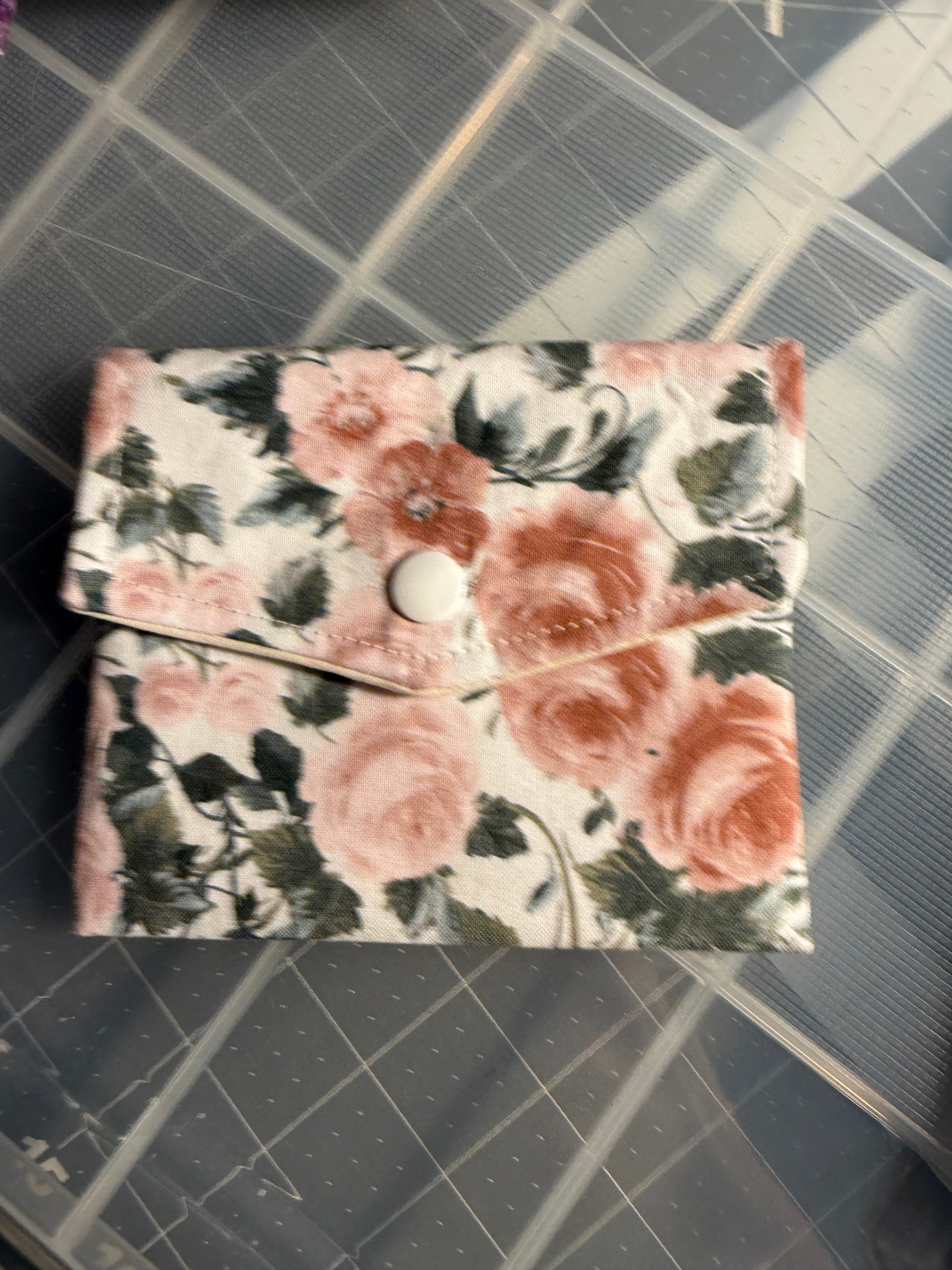 Pink Rose Card Case