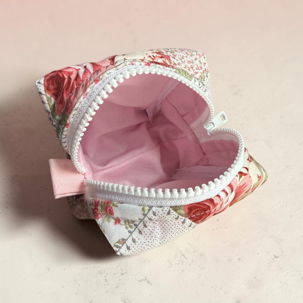 Cottage Floral Small Makeup Bag