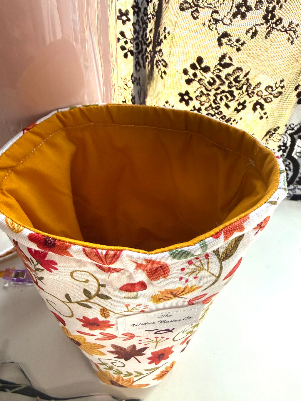 Fall leaves Fabric Cup Coozie