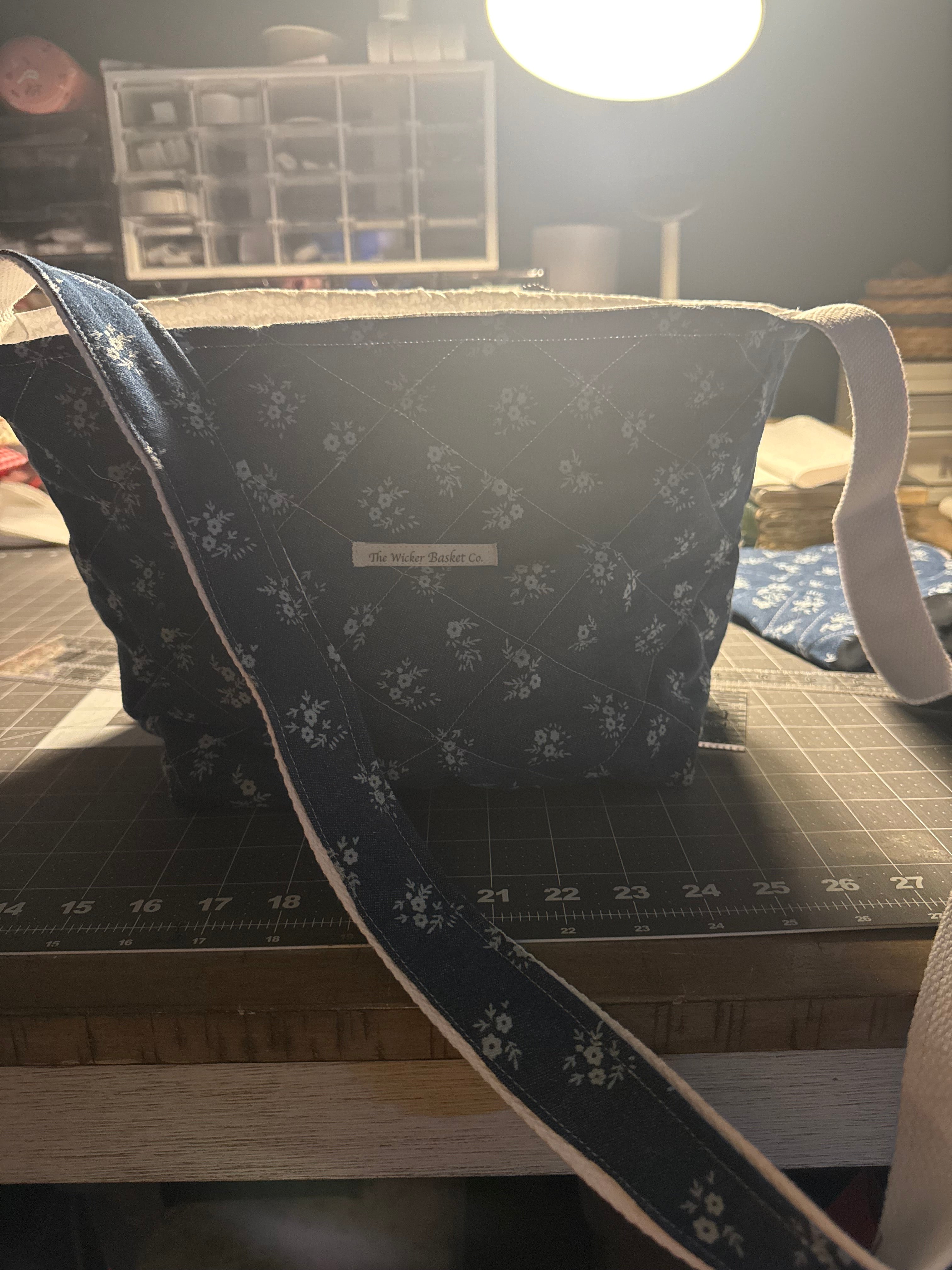 Denim Daisy Tote