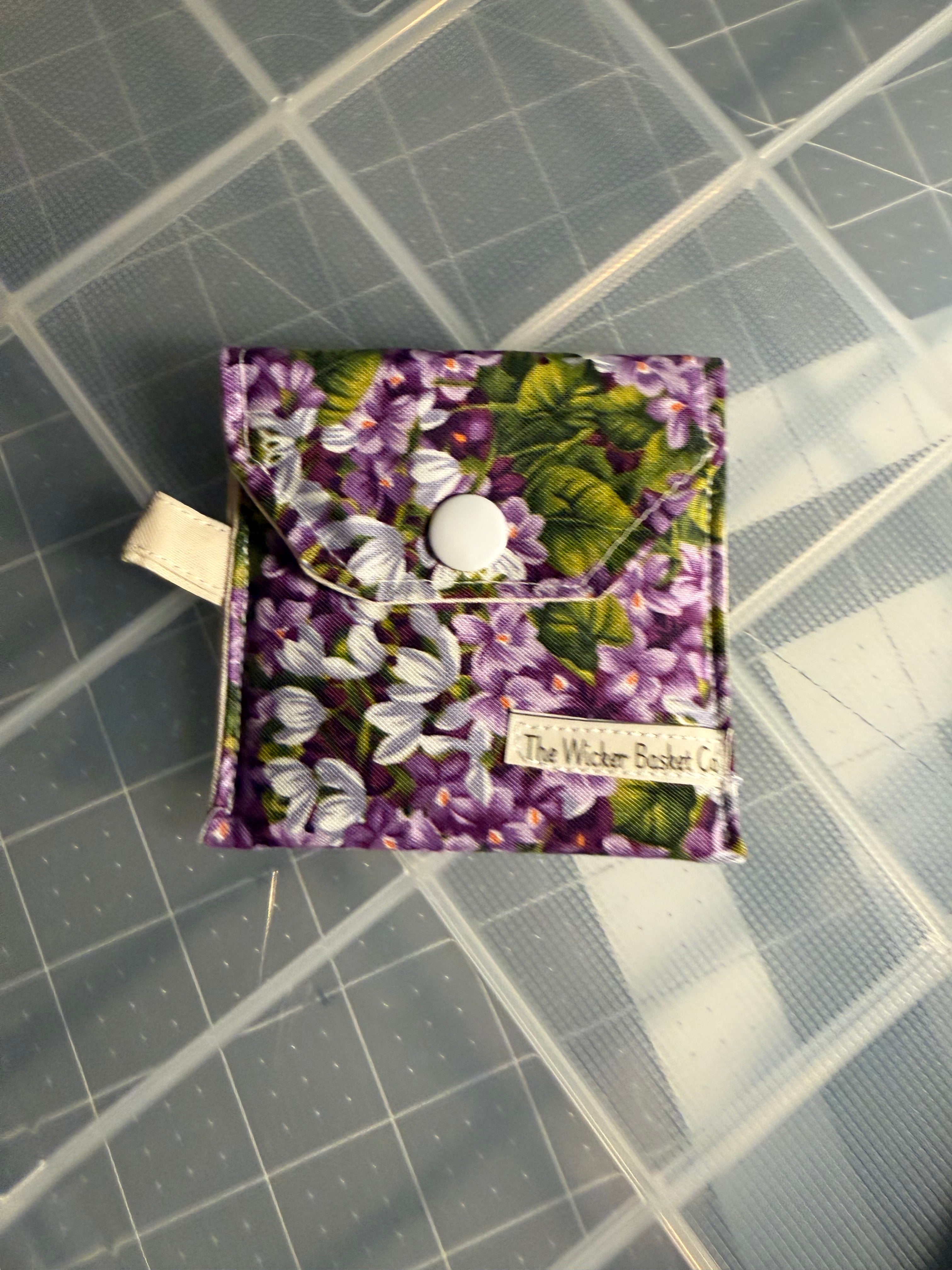 Purple Flowers AirPod Case