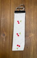 Cherries Wristlet Key Chain