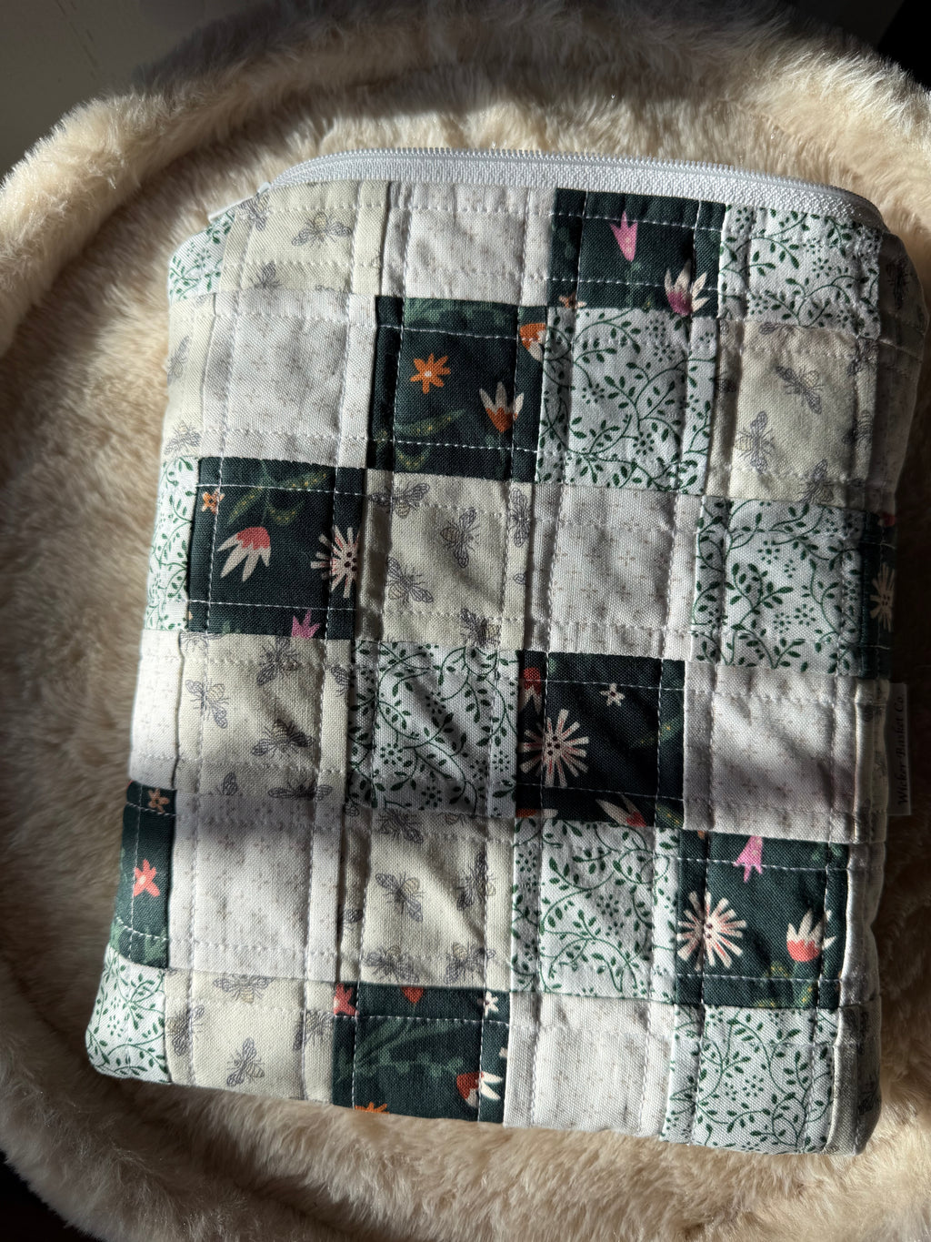 Custom Patchwork Kindle Sleeve
