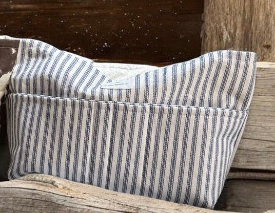Denim stripe Craft Tote