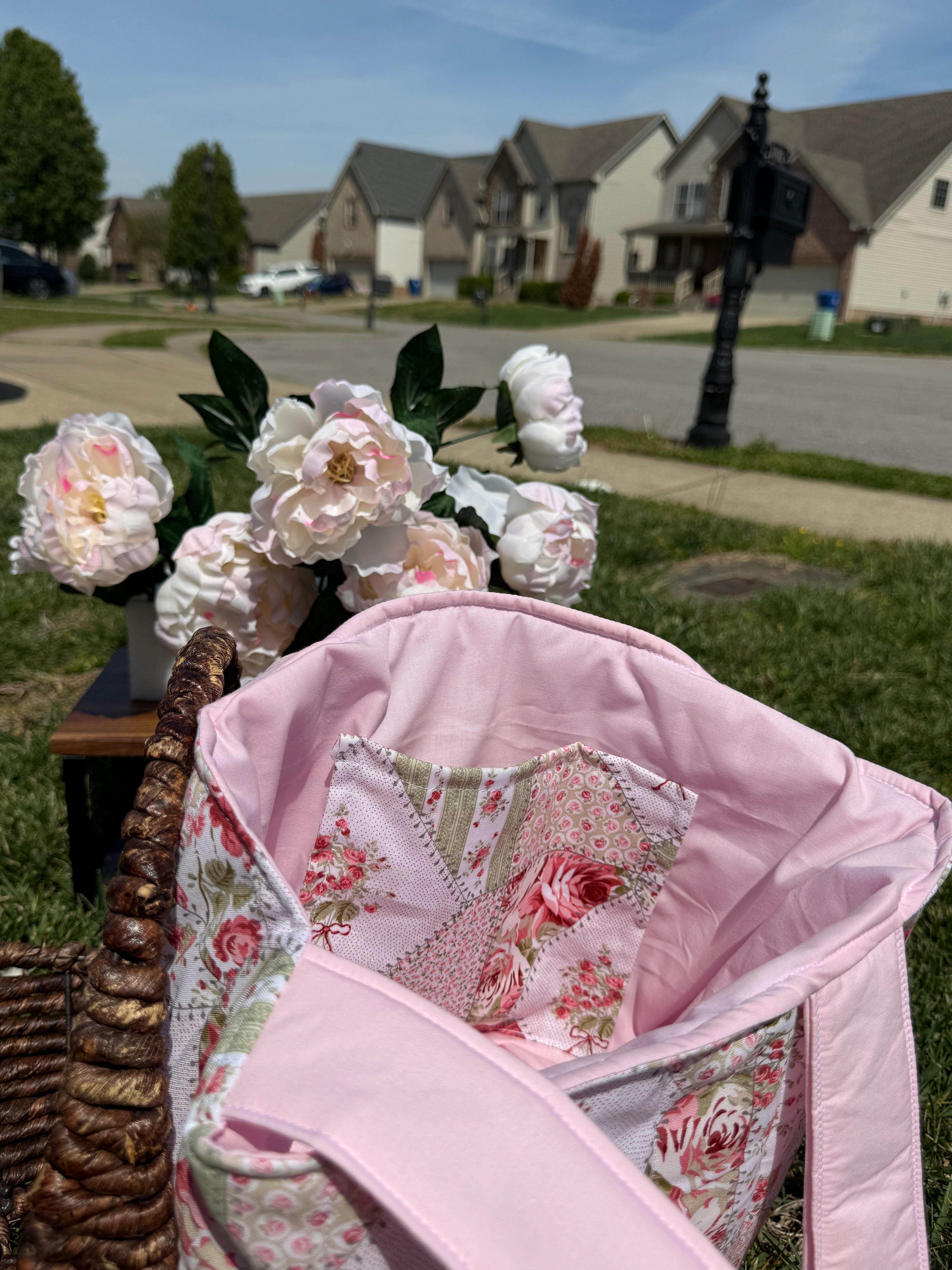 Vintage Rose Tote