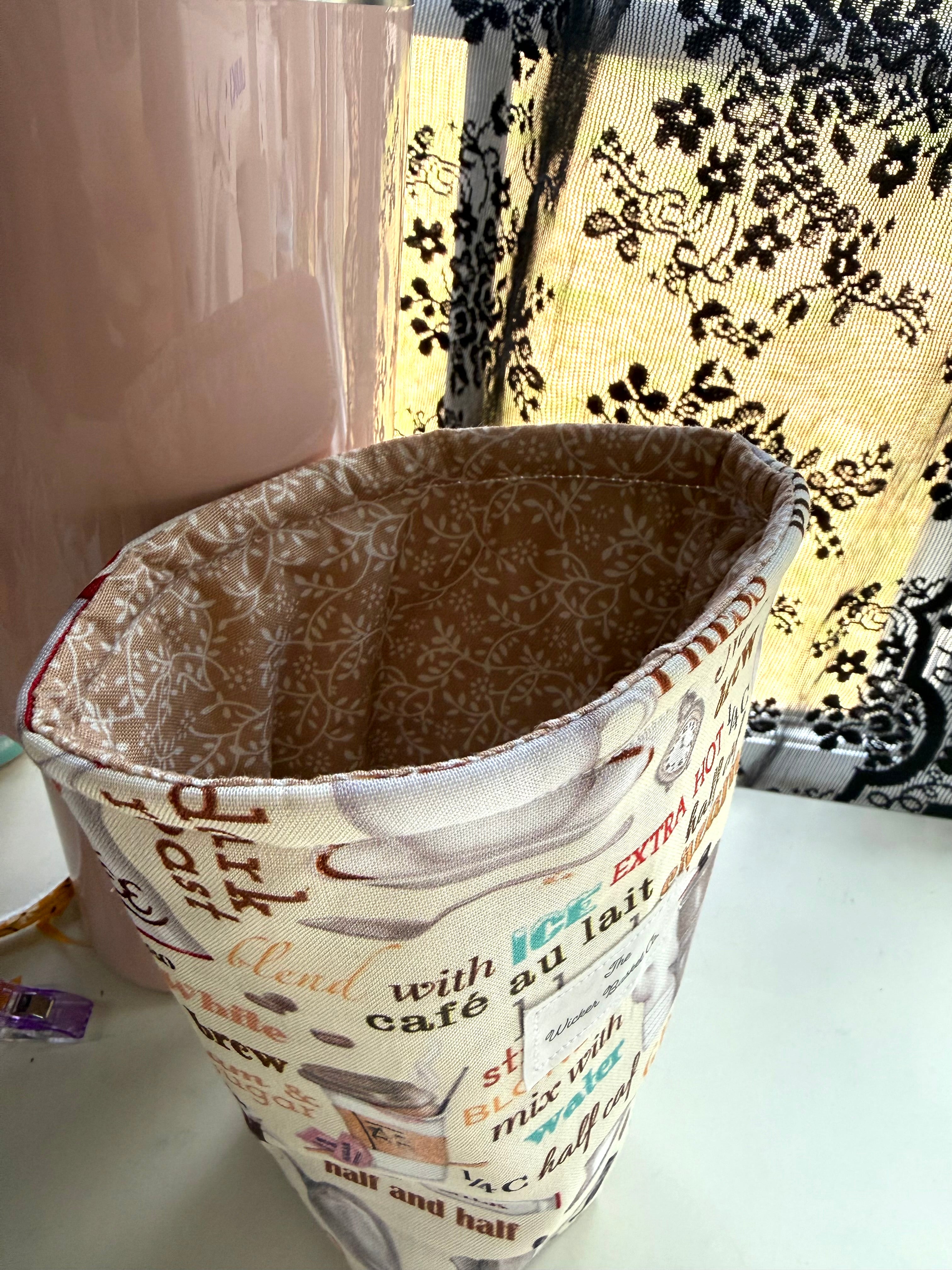 Cup of CoffeeFabric Cup Coozie