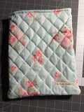 Teal Rose Book Sleeve