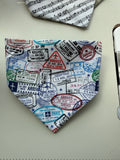 Passport Scrunchie Bandana
