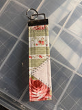 Floral Cottage Wristlet Key Chain