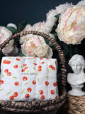 Cherry Medium Boxy Makeup Bag