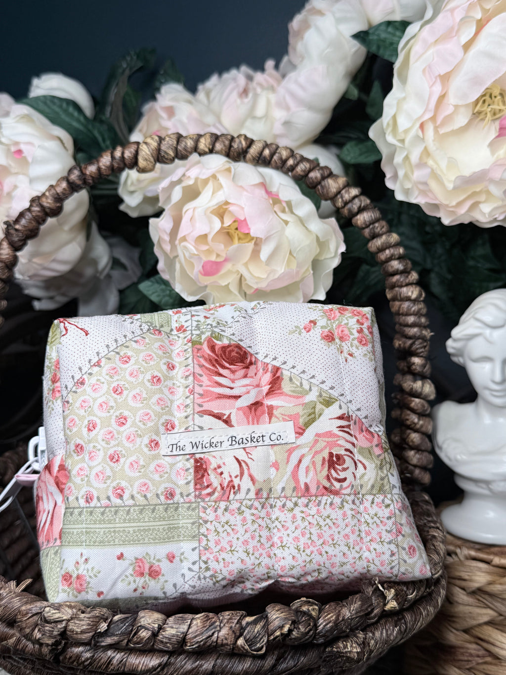 Floral Cottage Medium Makeup Bag