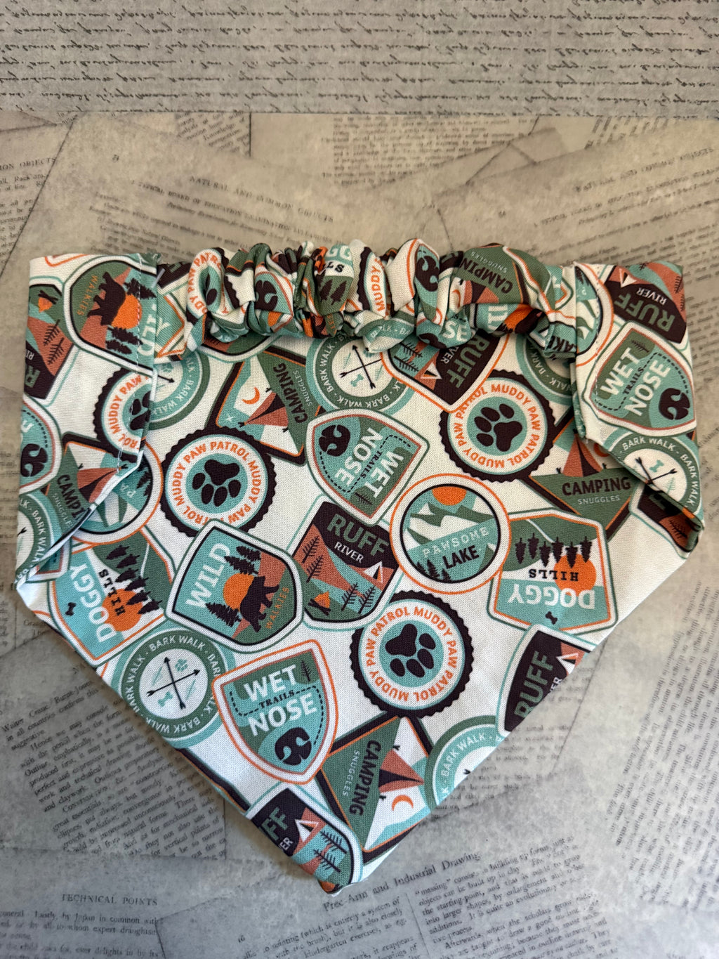Pup Scout Scrunchie Bandana