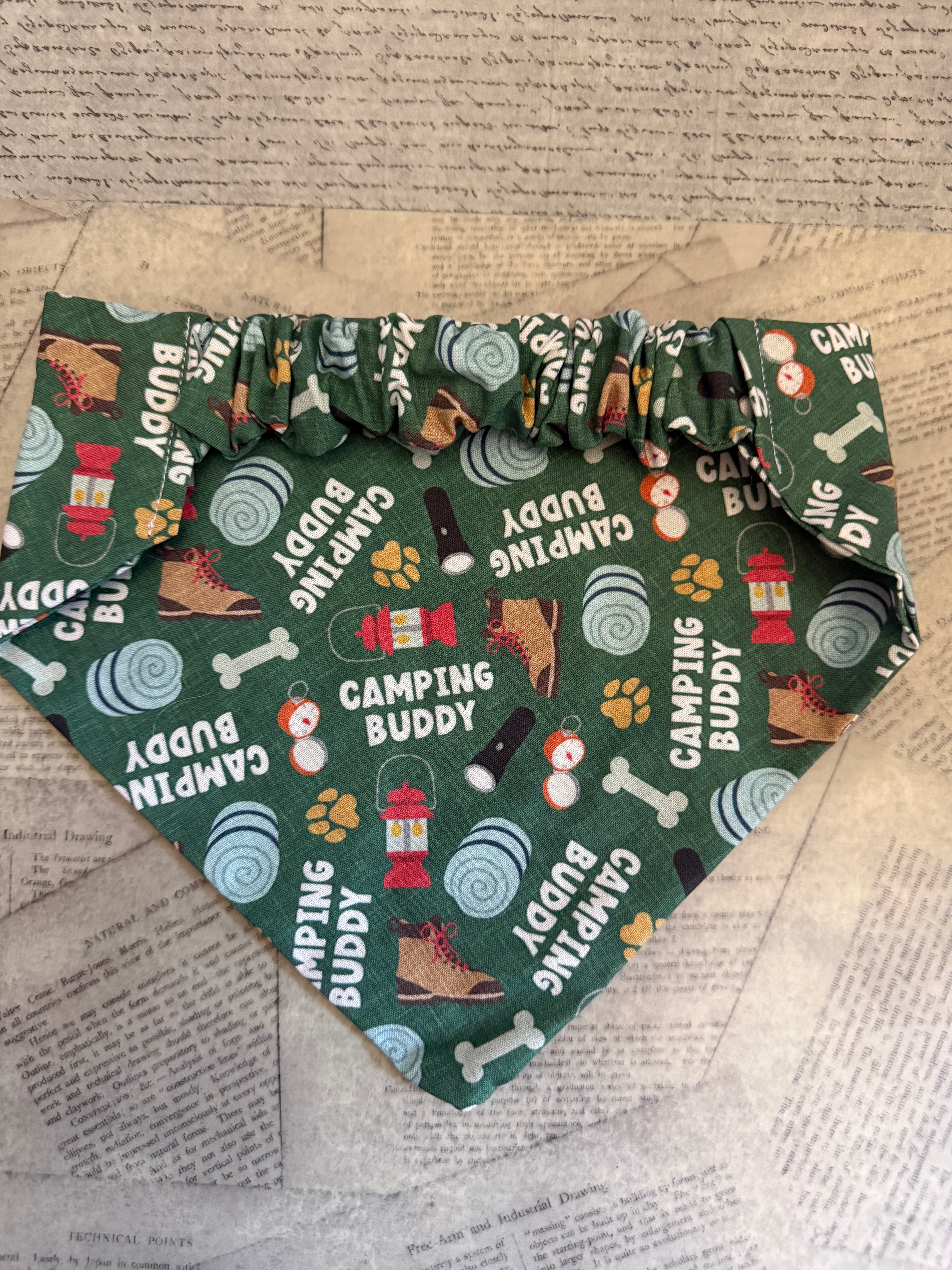 Camping Buddy Scrunchie Bandana
