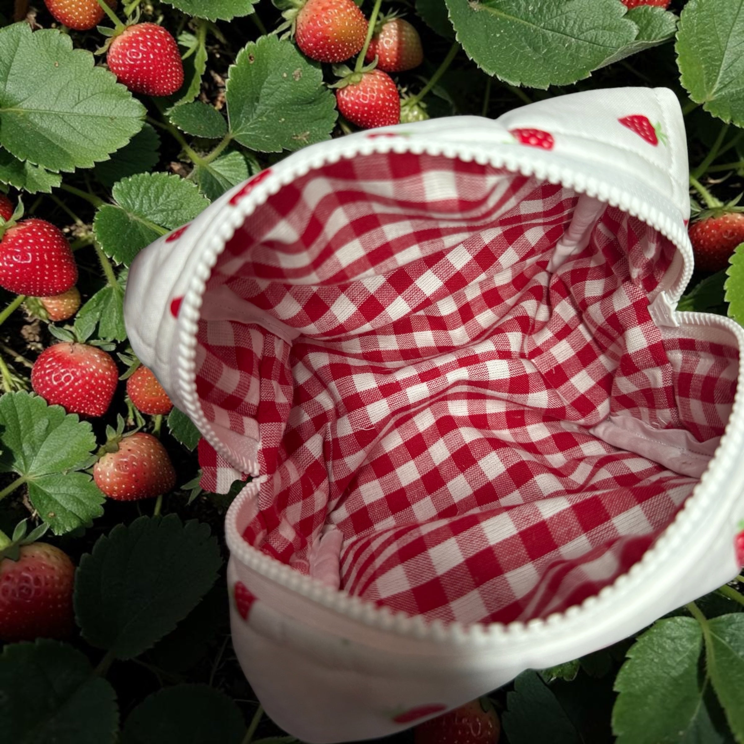 Strawberry Jam Medium Makeup Bag