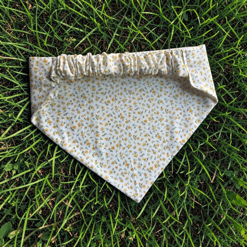 Lemon Grass Scrunchie Bandana