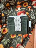 Fall Green 5 Card Wallet