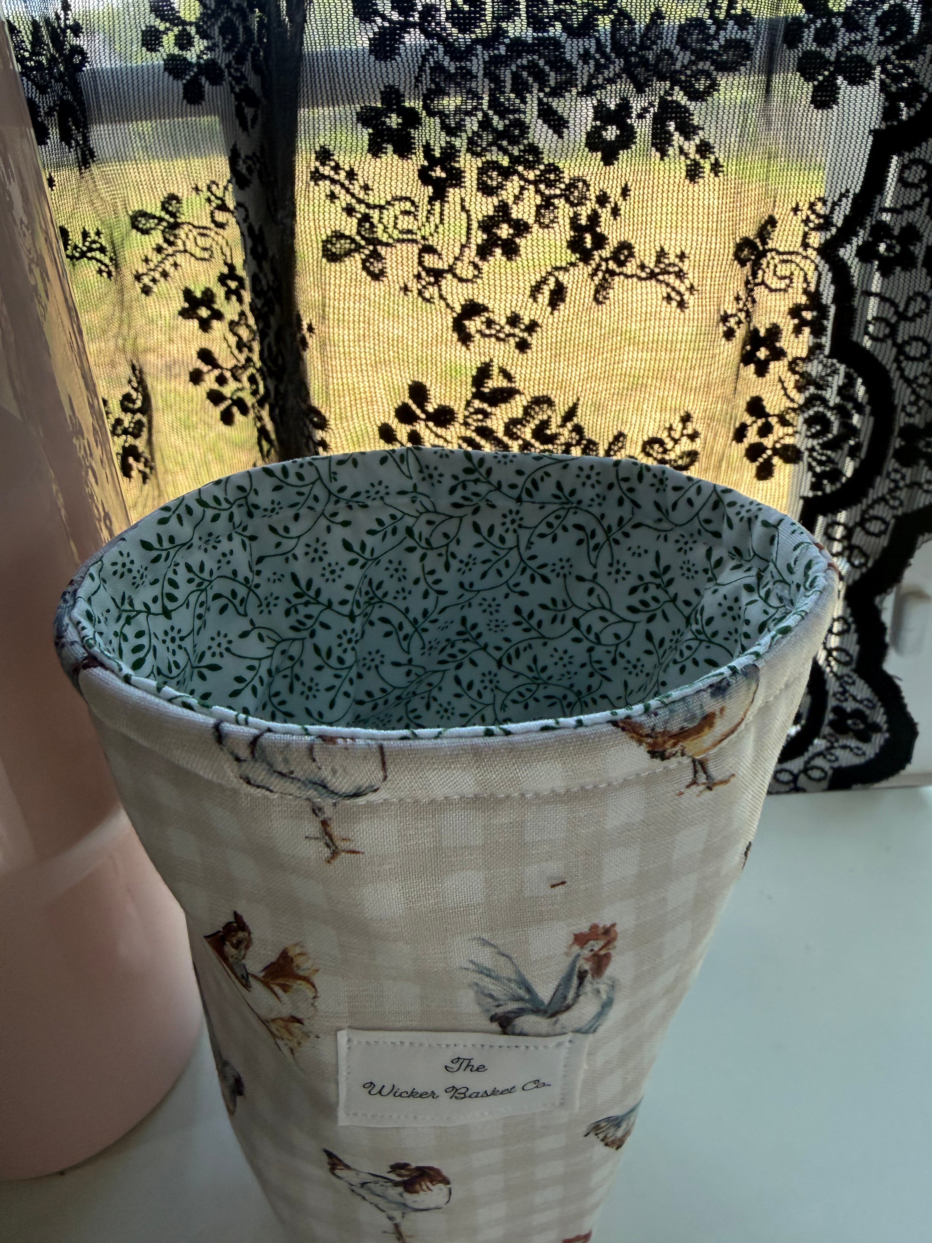 Chicken Fabric Cup Coozie