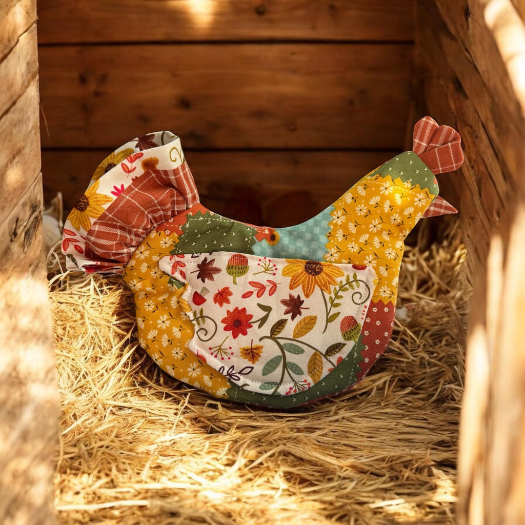 Fall Chick oven Mitt