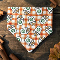 Pumpkin Spice PupCup Scrunchie Bandana