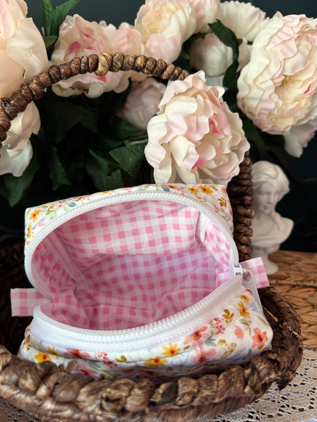 Piper’s Petals Medium Makeup Bag