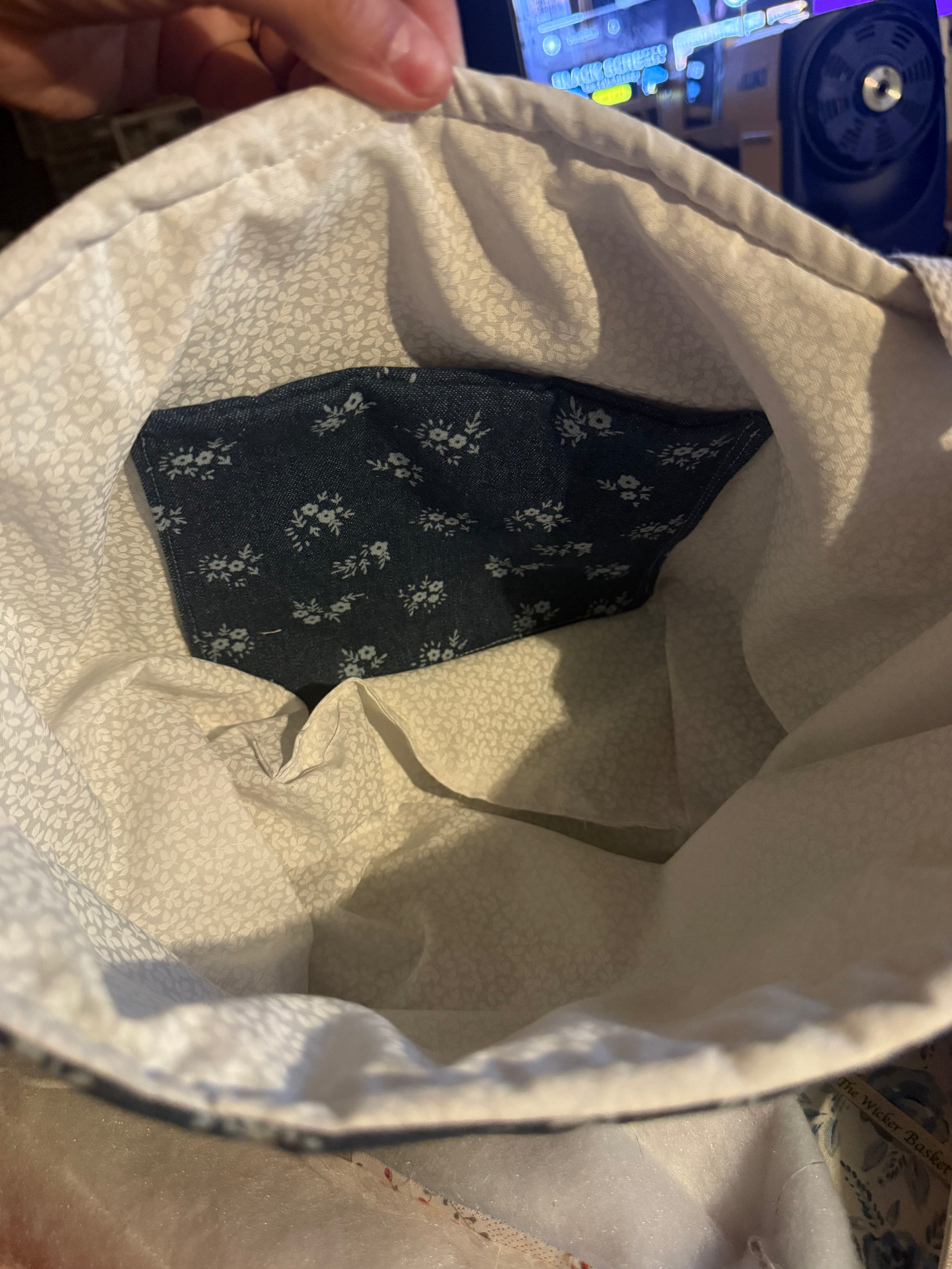 Denim Daisy Tote
