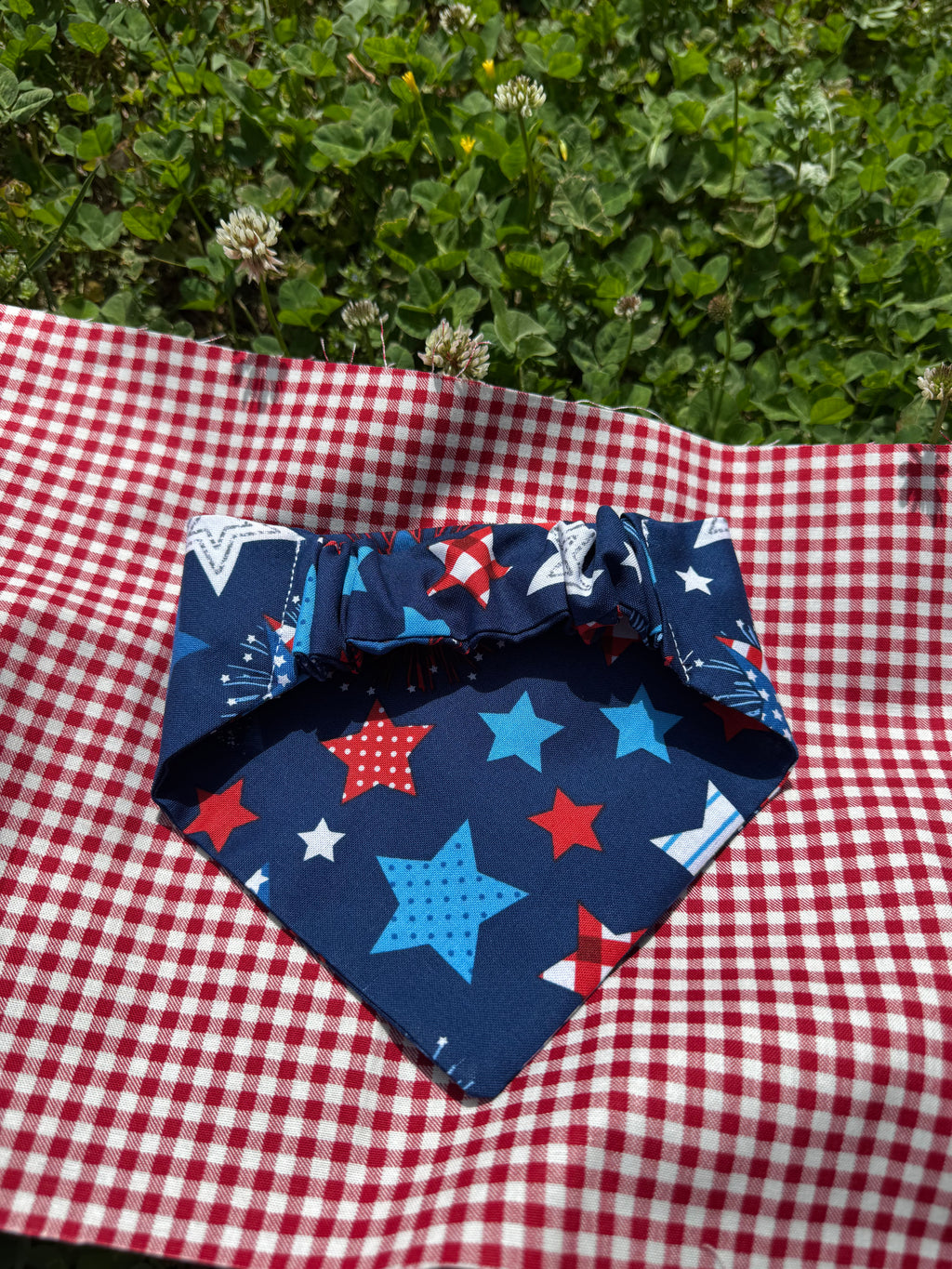 Fireworks Scrunchie Bandana