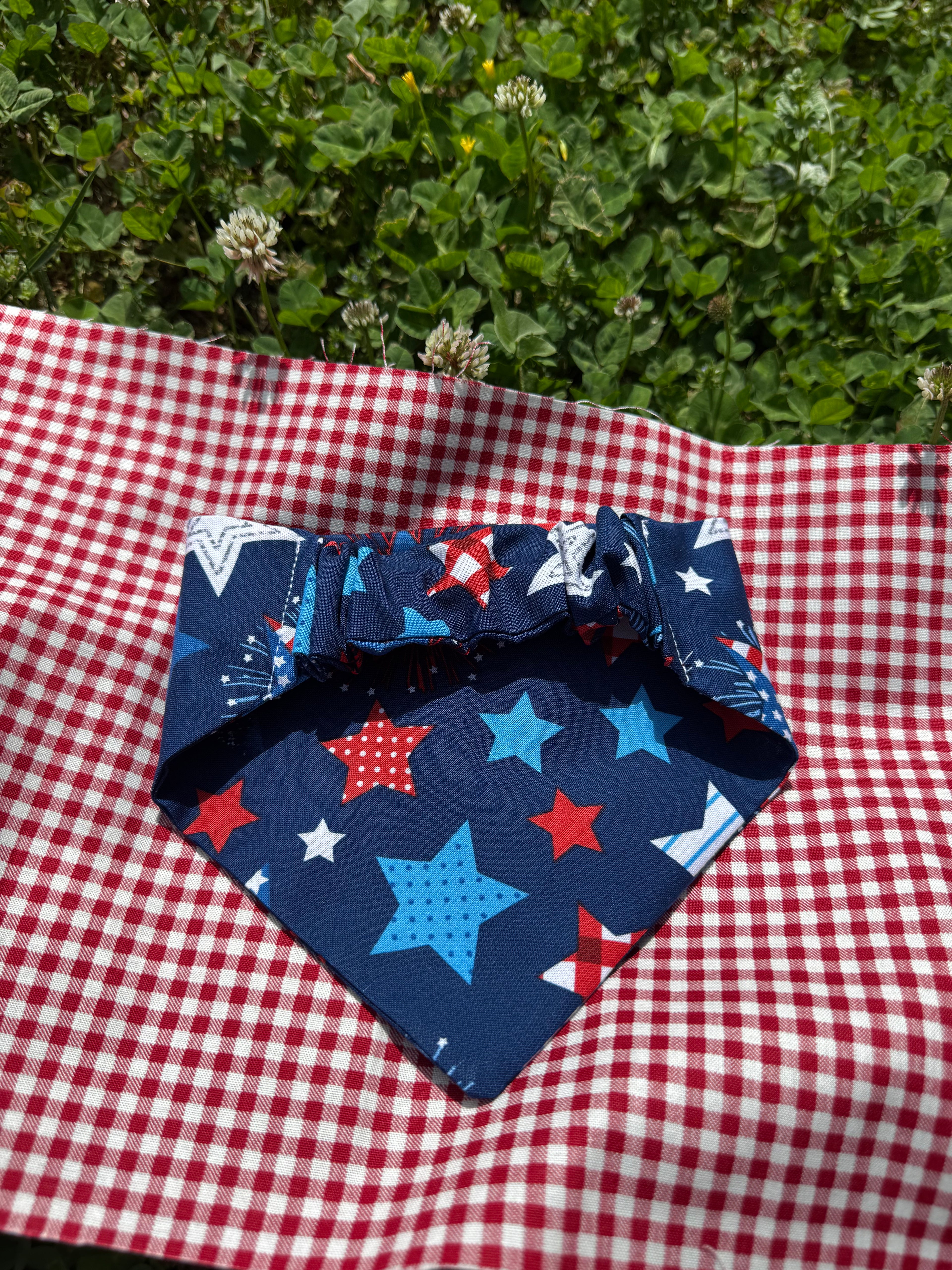 Fireworks Scrunchie Bandana