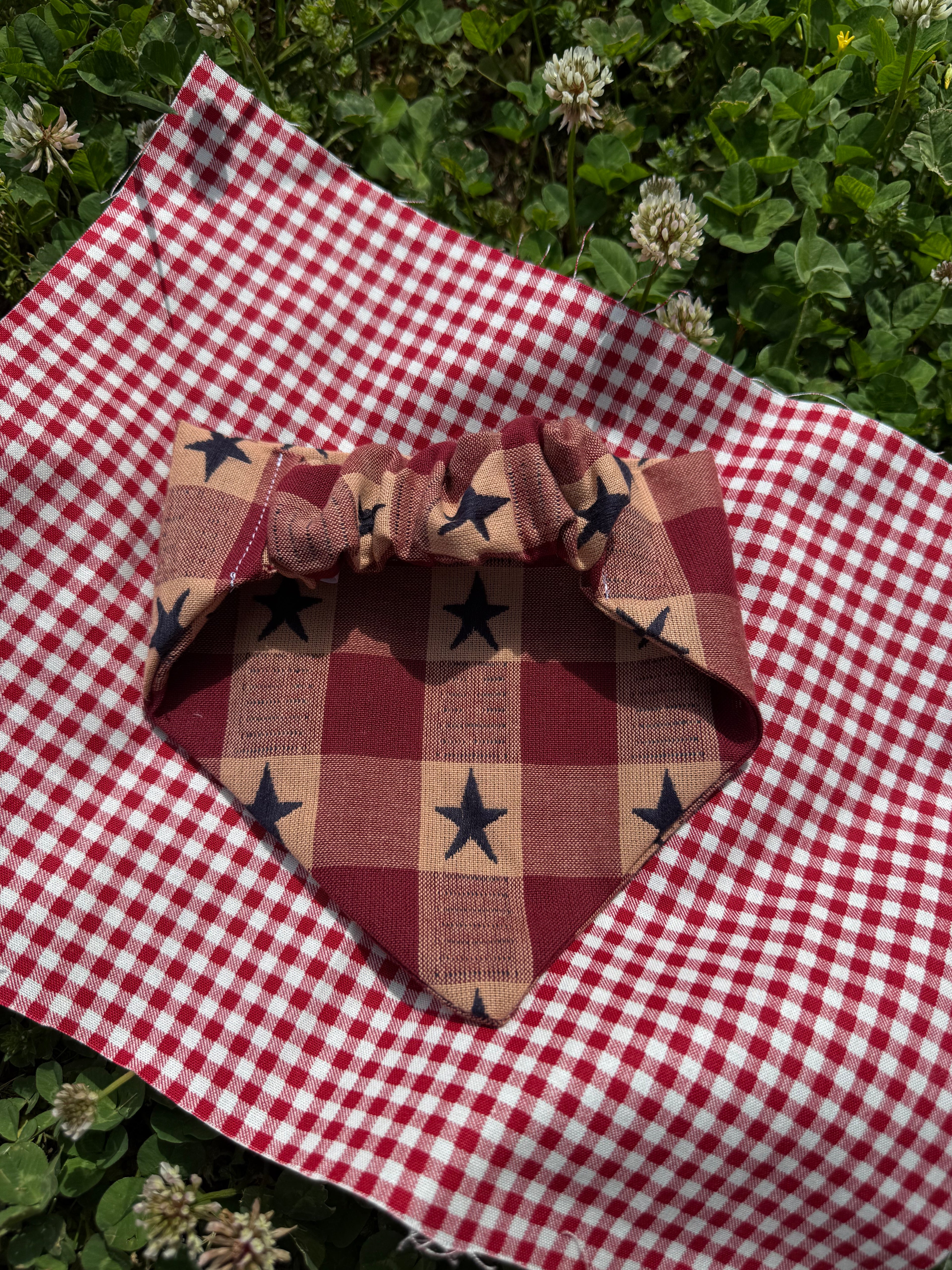 Country Stars & Strips Scrunchie Bandana