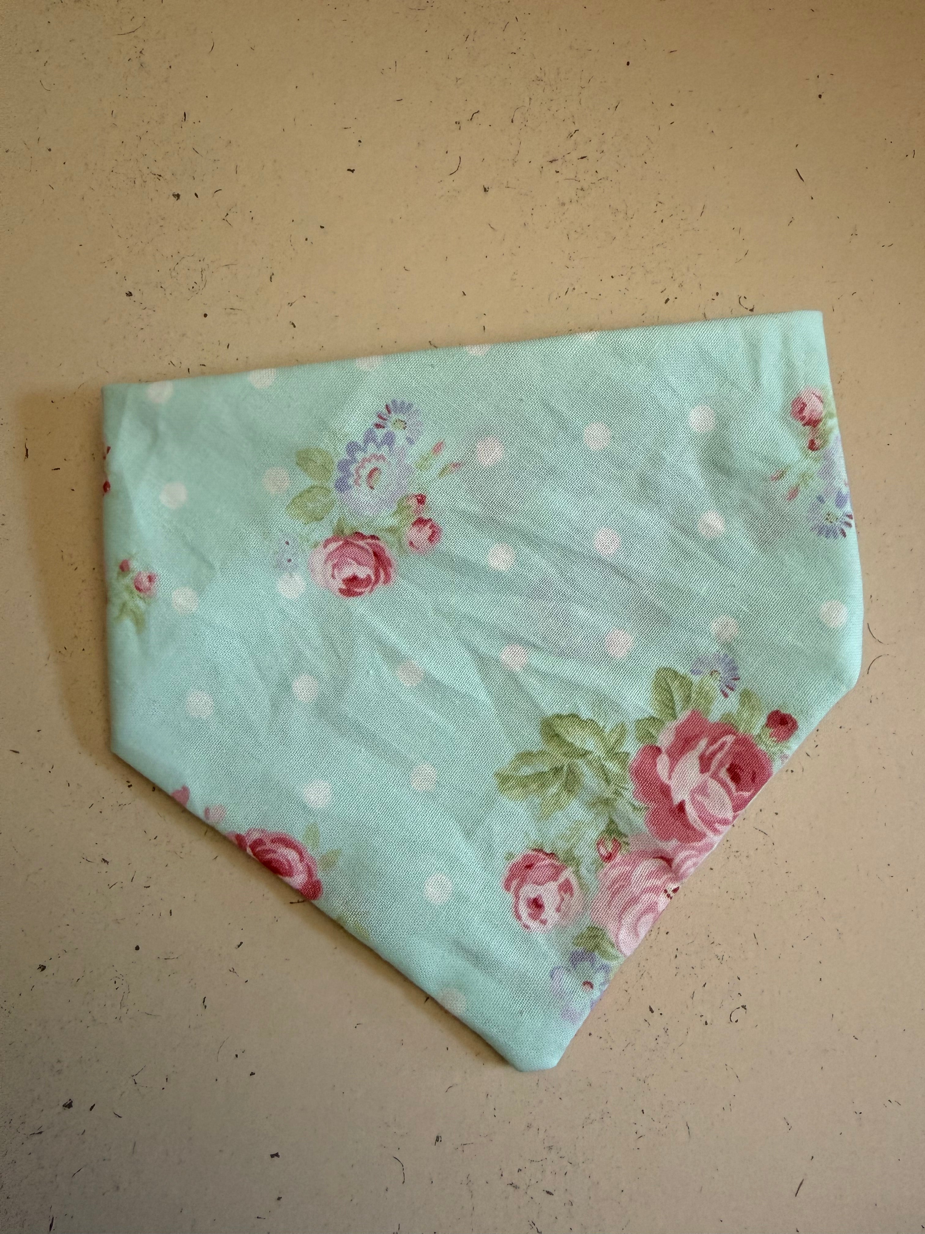 Tea Rose Scrunchie Bandana