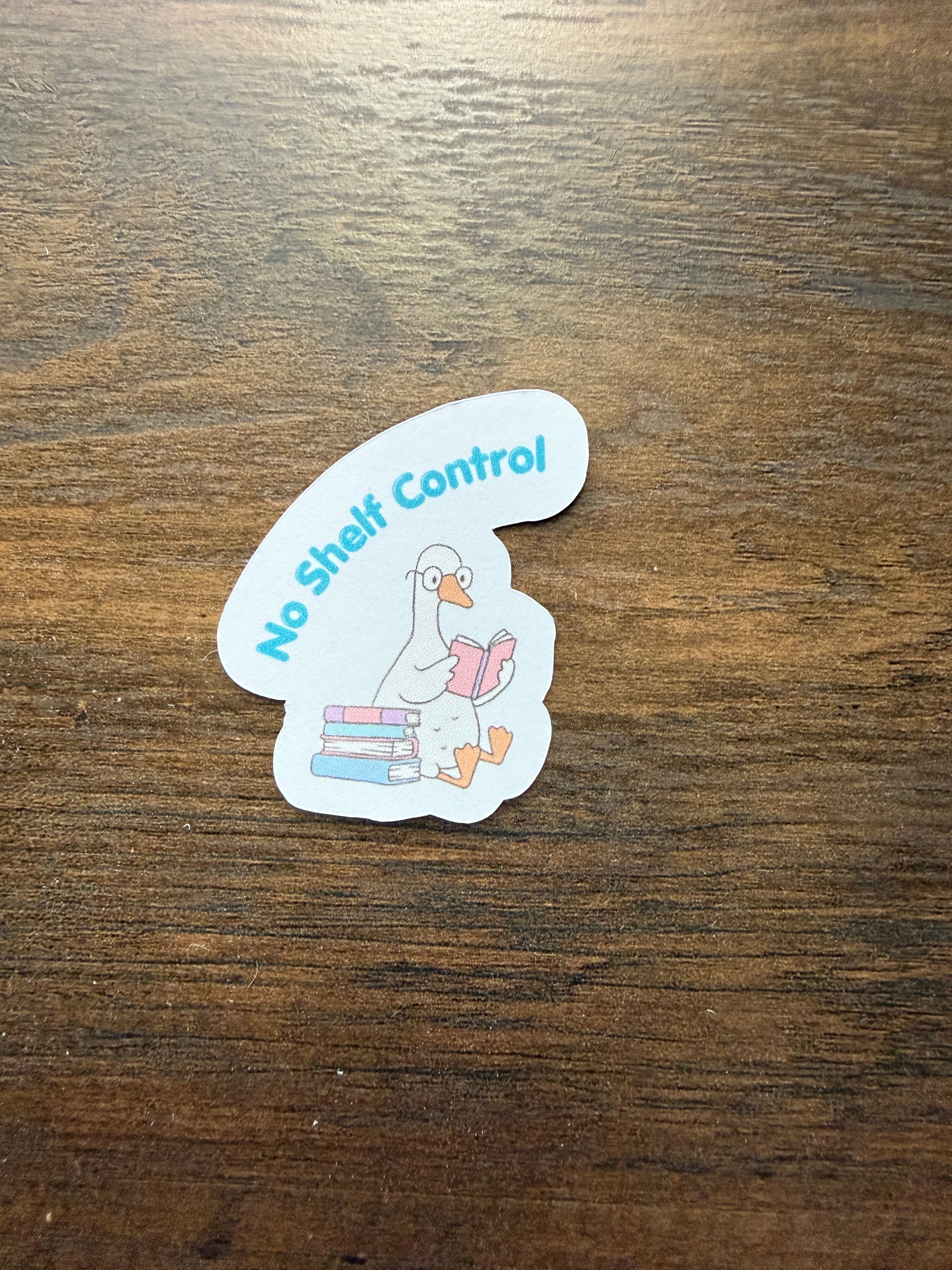 No Shelf Control Sticker