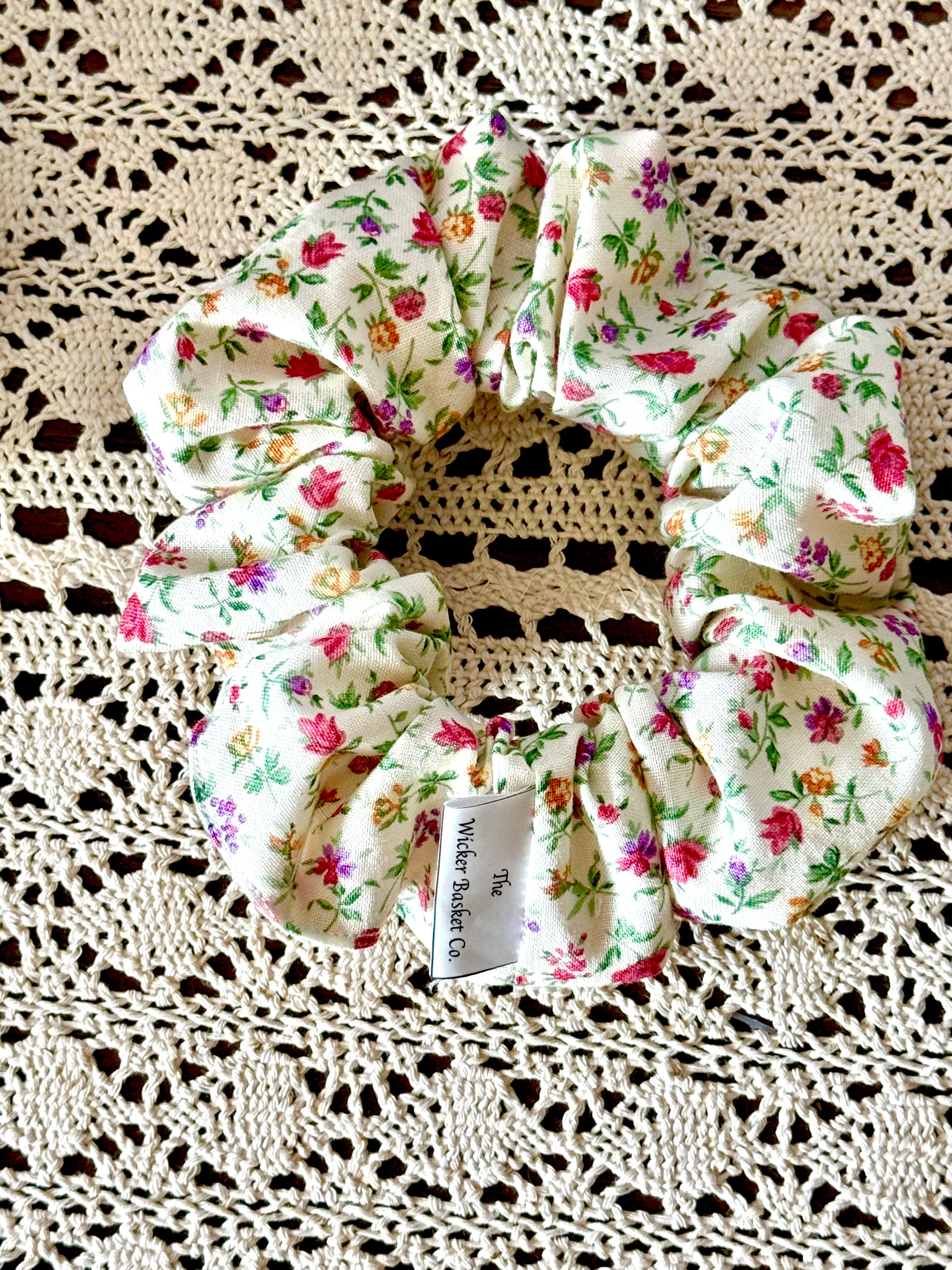 Prim Rose Hair Scrunchie