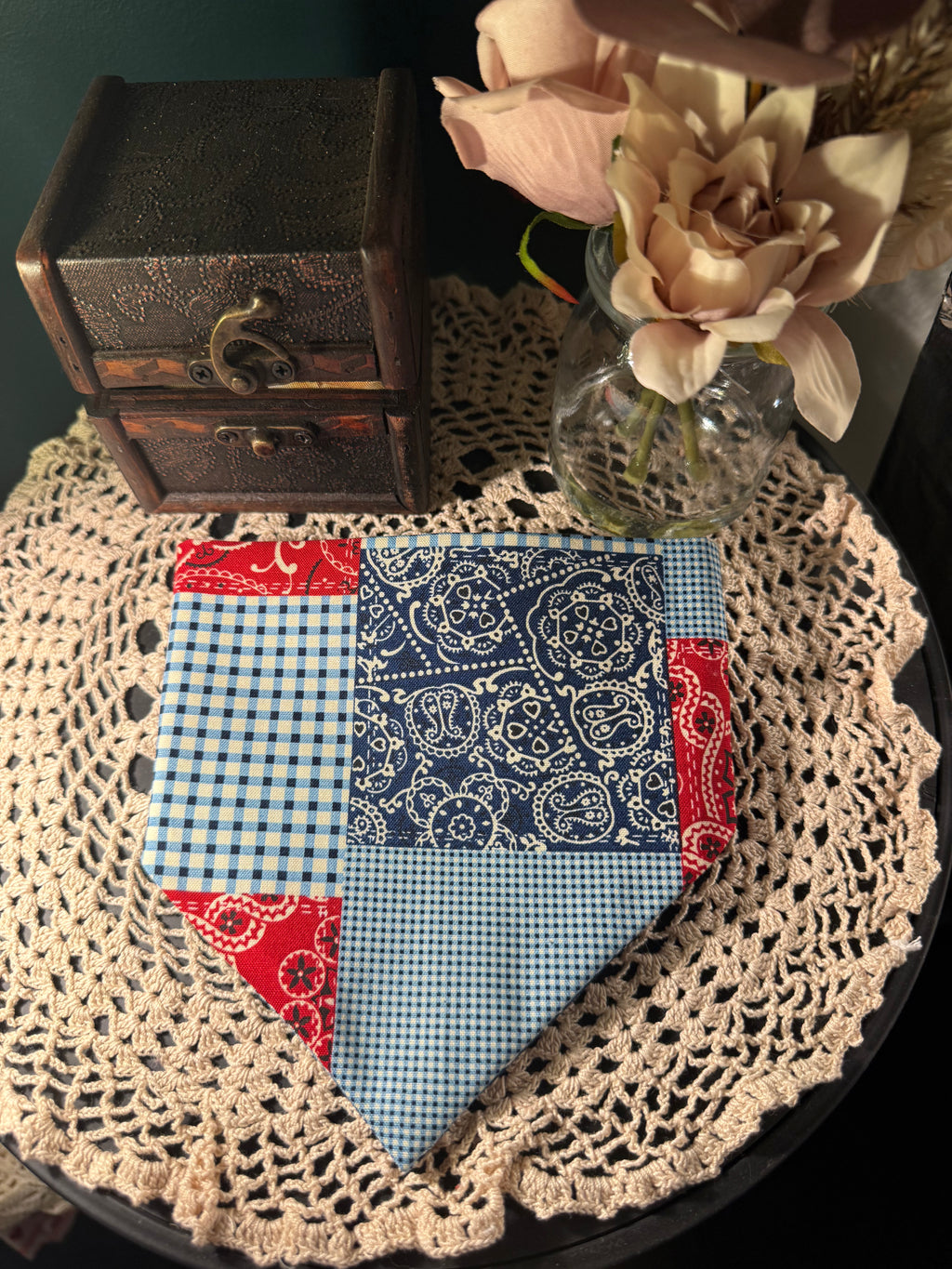 Red and Blue Quilt
