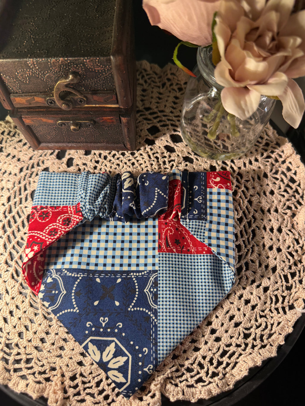 Red and Blue Quilt