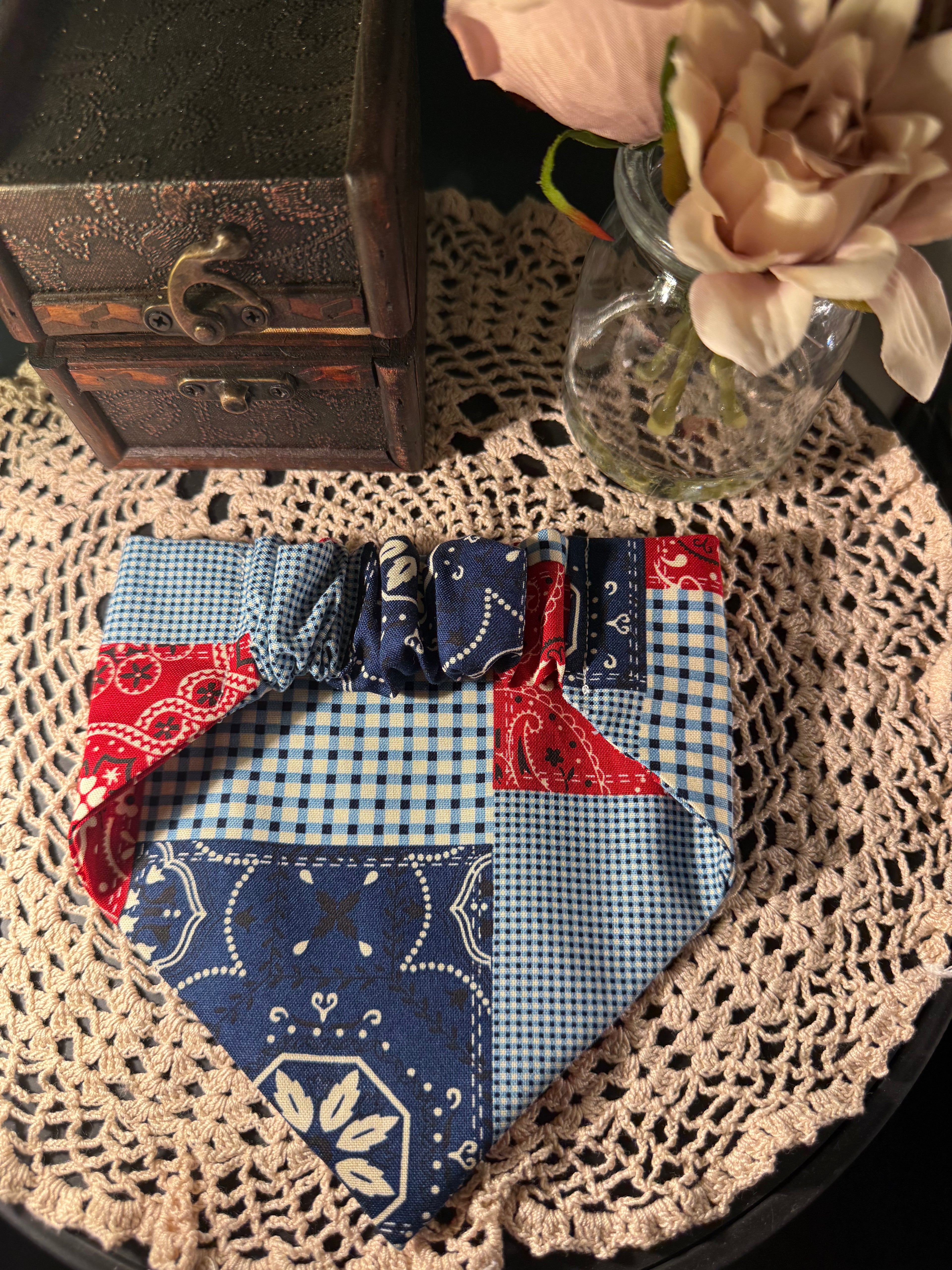 Red and Blue Quilt