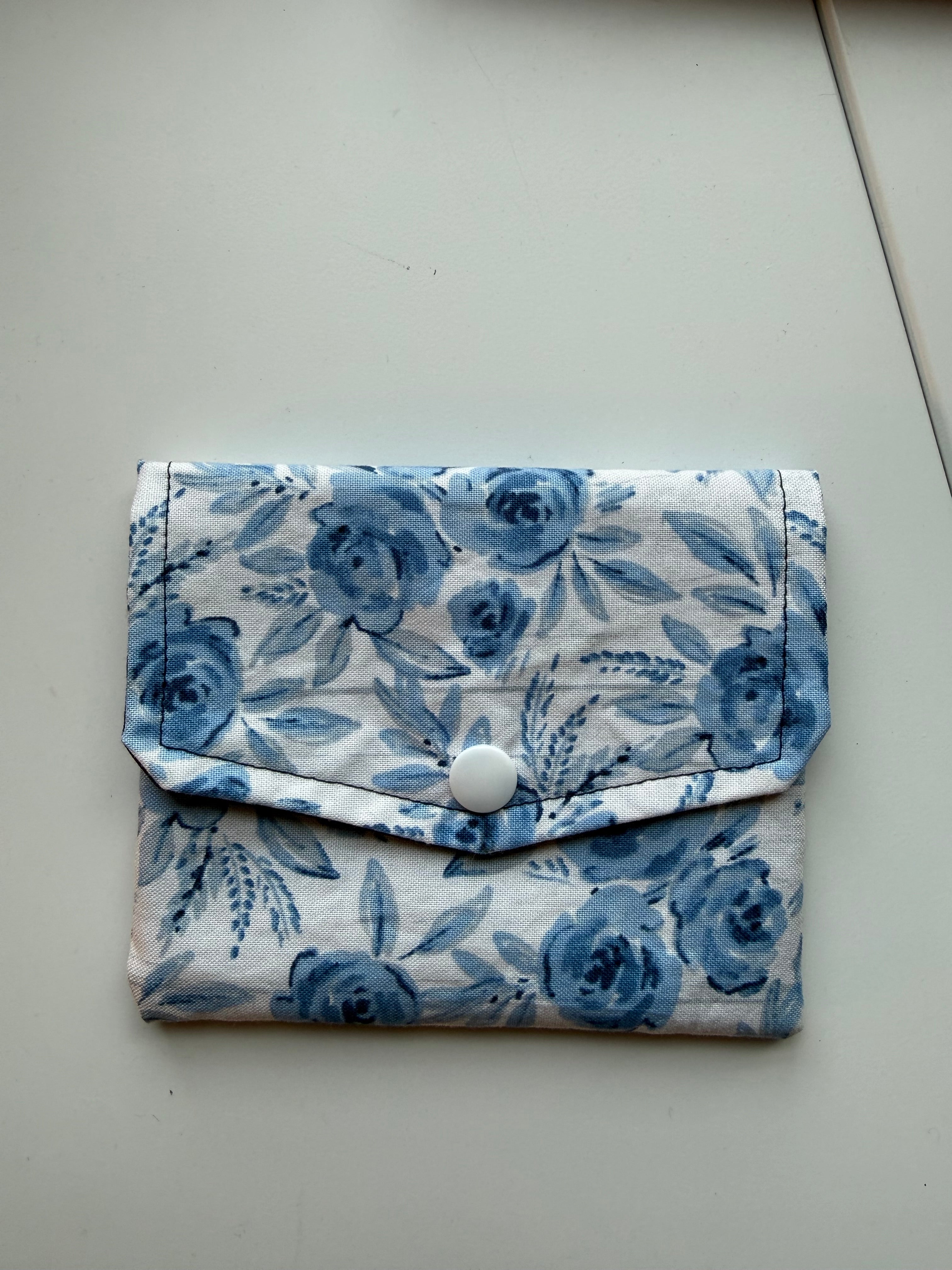 Blue Rose Card Case