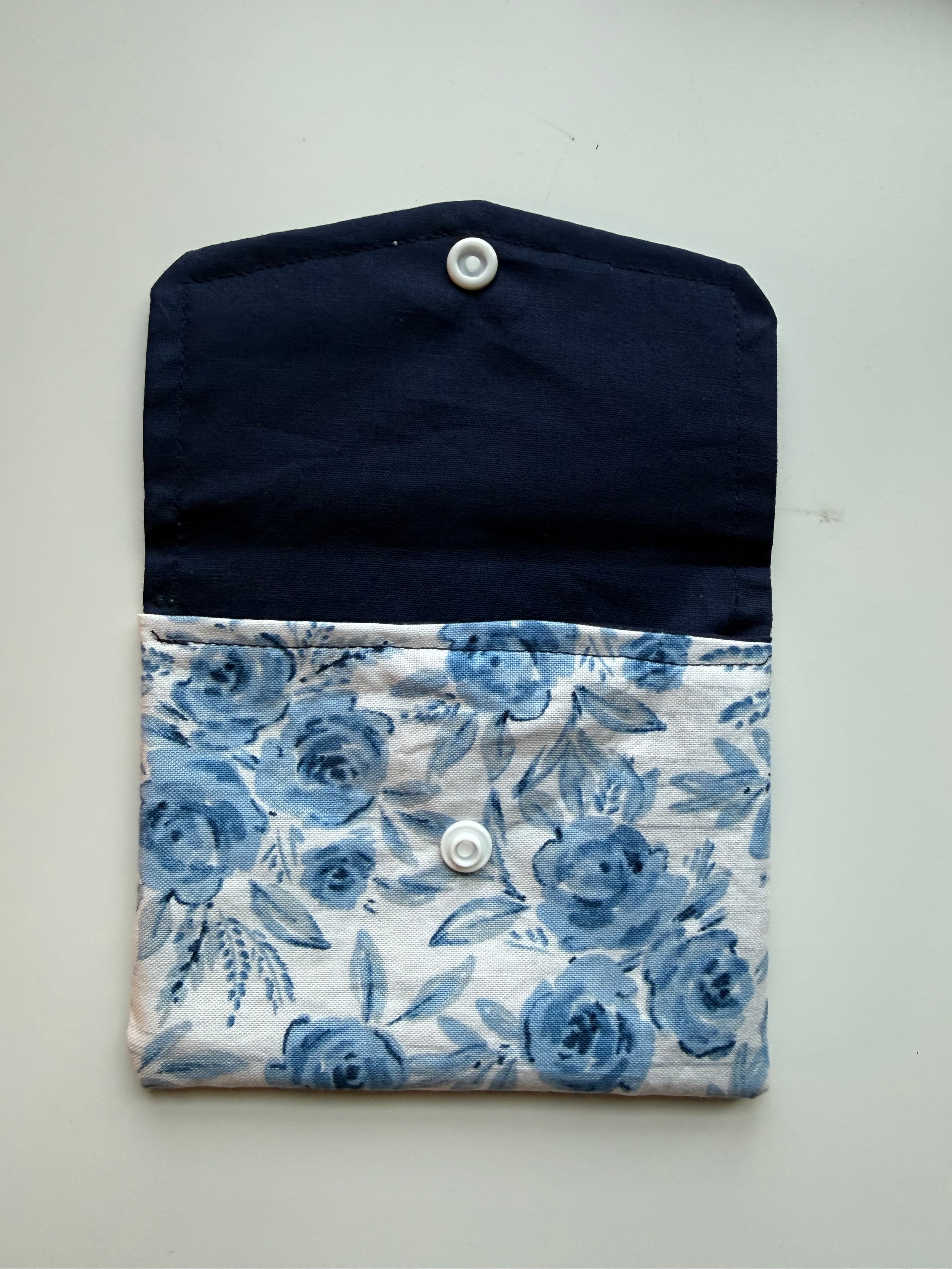 Blue Rose Card Case
