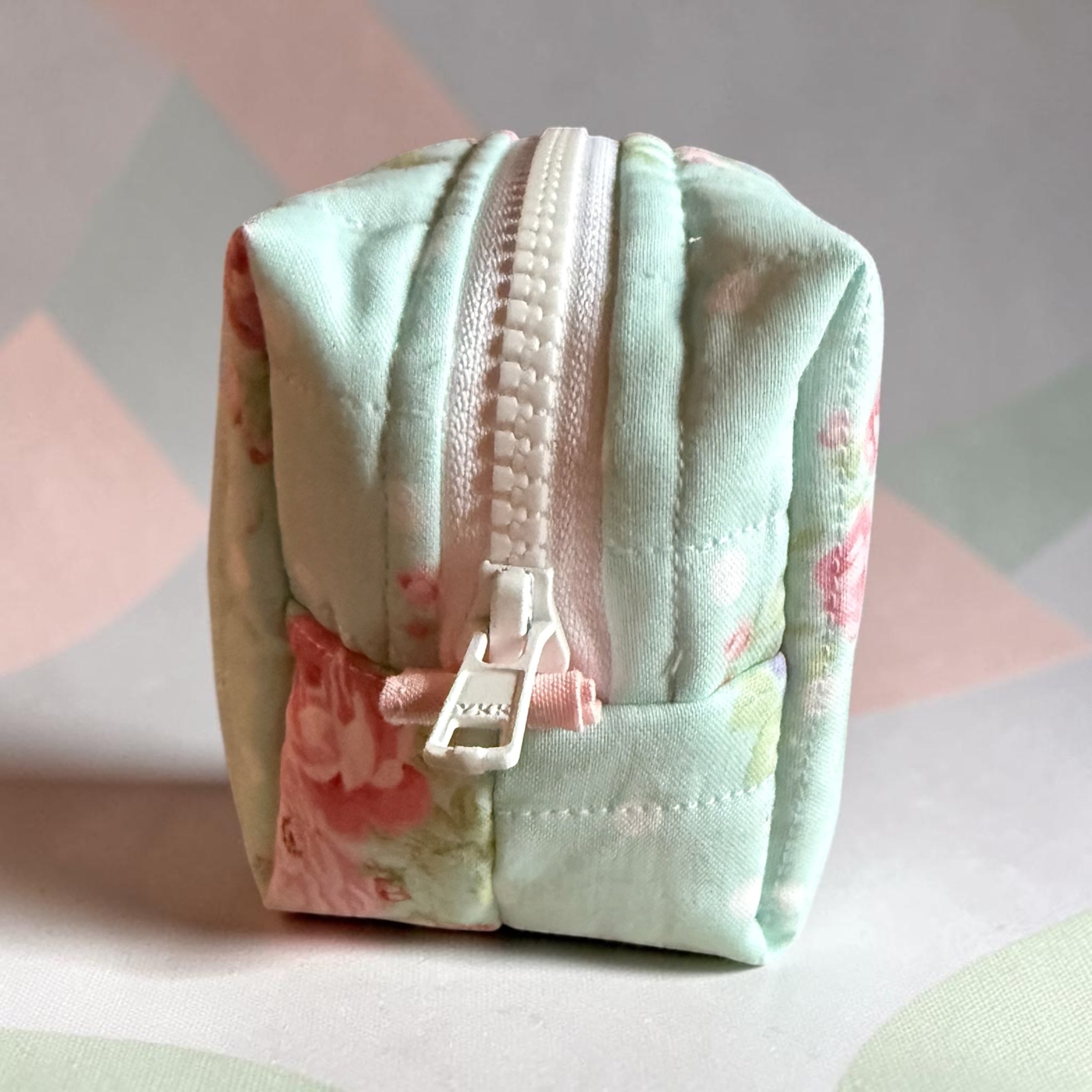 Tea Rose Small Makeup Bag
