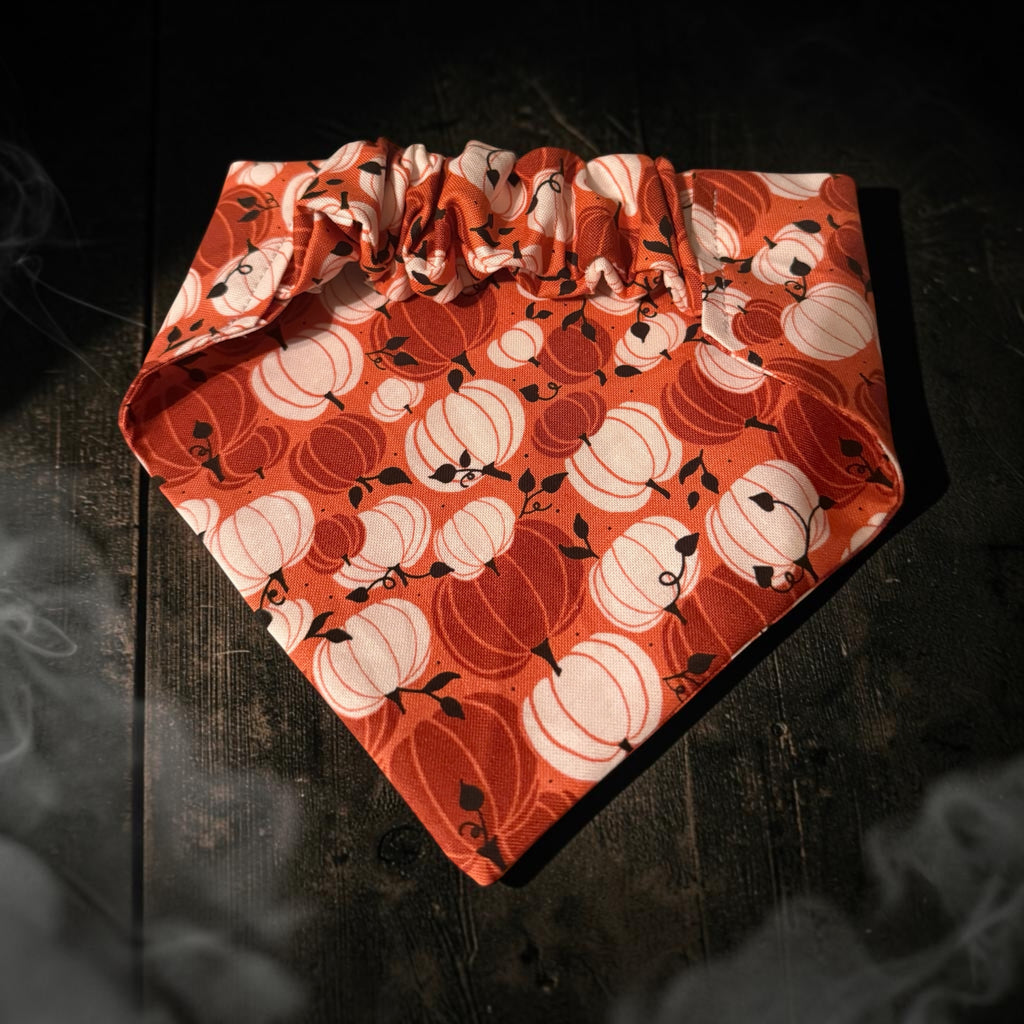 Halloween Patch Scrunchie Bandana
